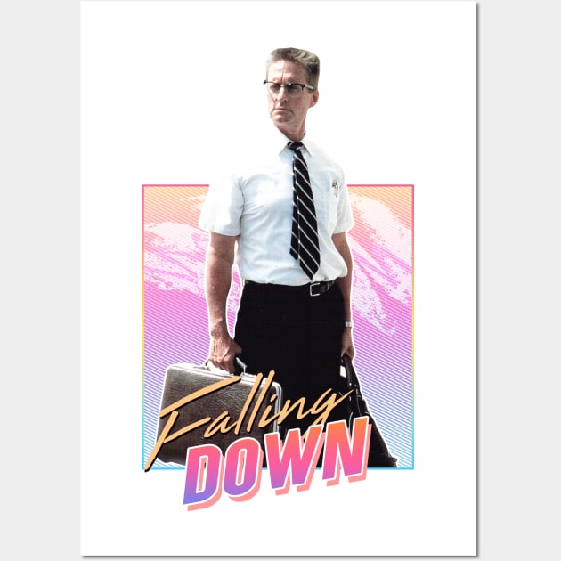 Falling Down - 80s Wall Art by PiedPiper